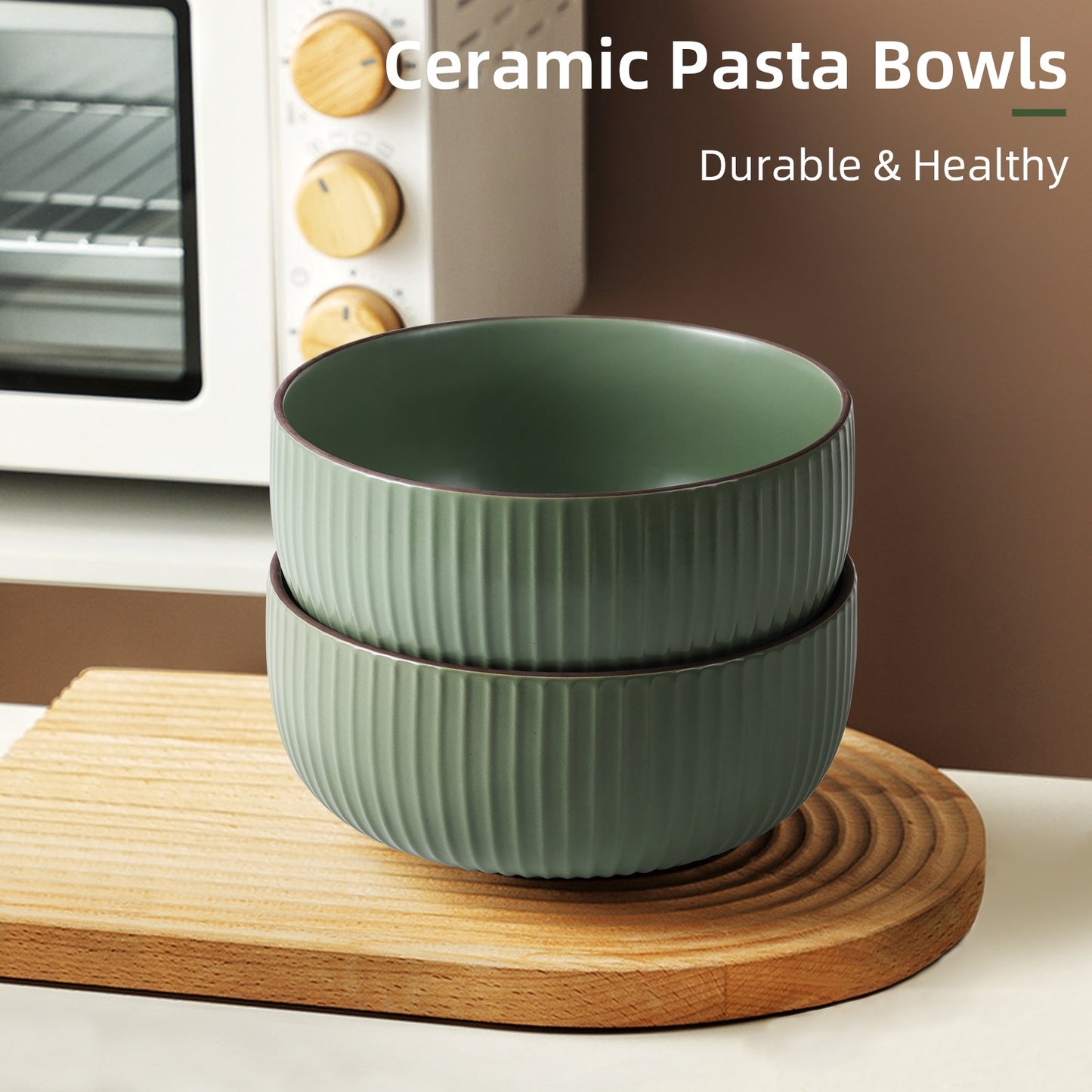Ceramic Bowls For Kitchen, 46oz Bowl Set Of 4
