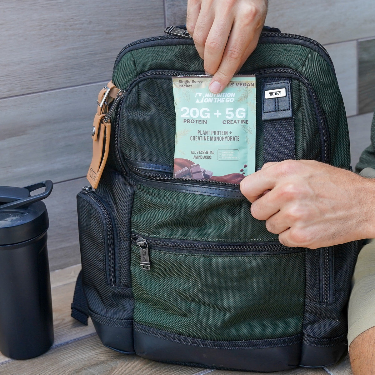 2-in-1 Vegan Protein + Creatine Travel Packets